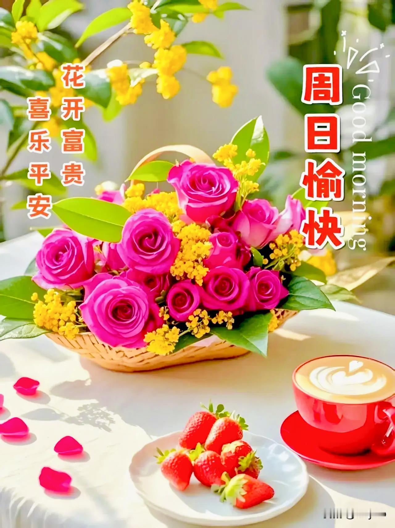 清晨的问候，是一日温柔的开篇。愿往后岁岁朝夕，皆能心怀明朗，笑对生活，从容前行。