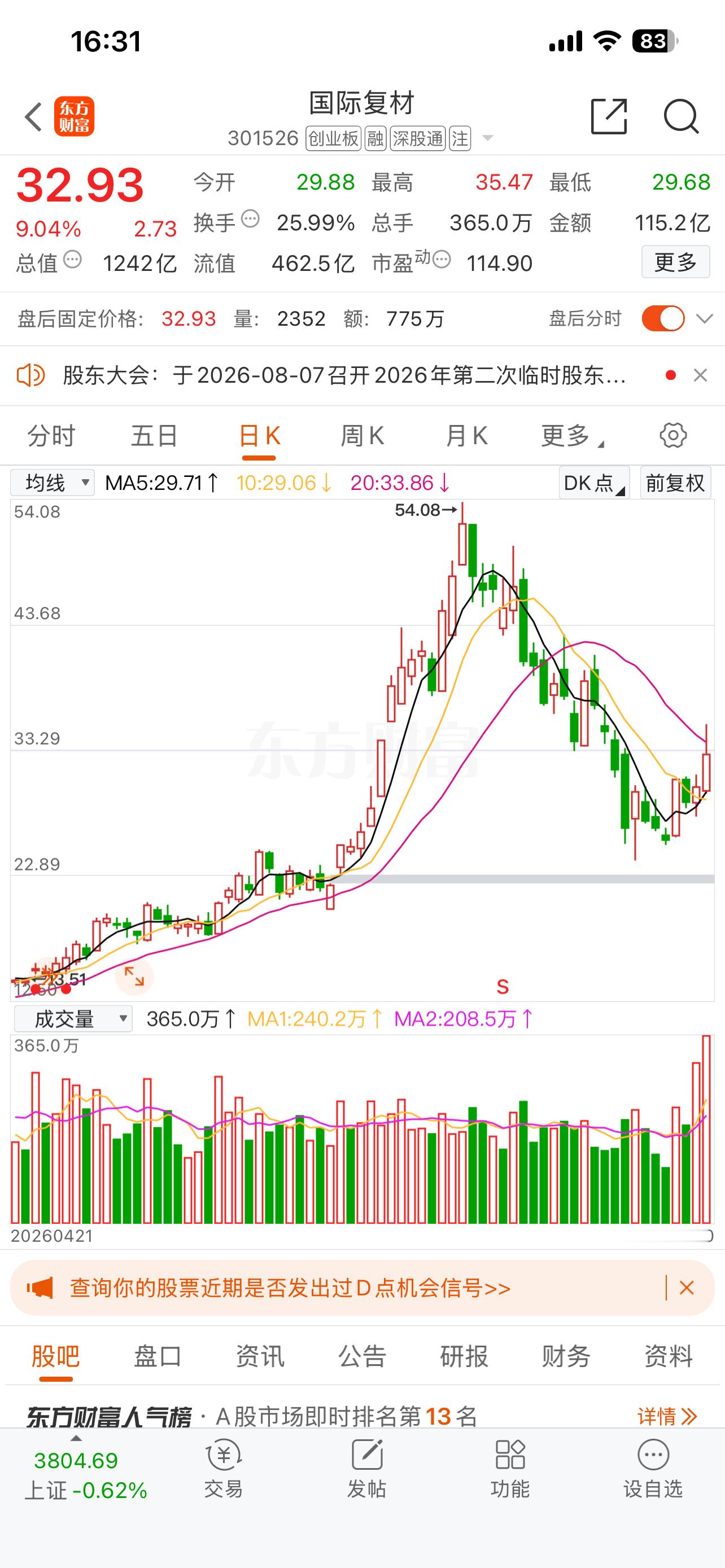 国际复材：云天化国企平台加持，电子布量价齐升，高频玻纤打开AI服务器成长空间。
