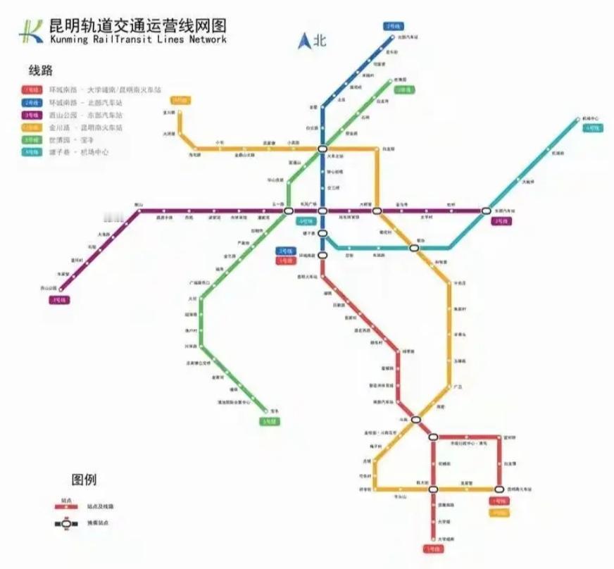 昆明地铁的线路迷局当游客拖着行李，满怀期待踏上昆明地铁，却常在昆明站、昆明南