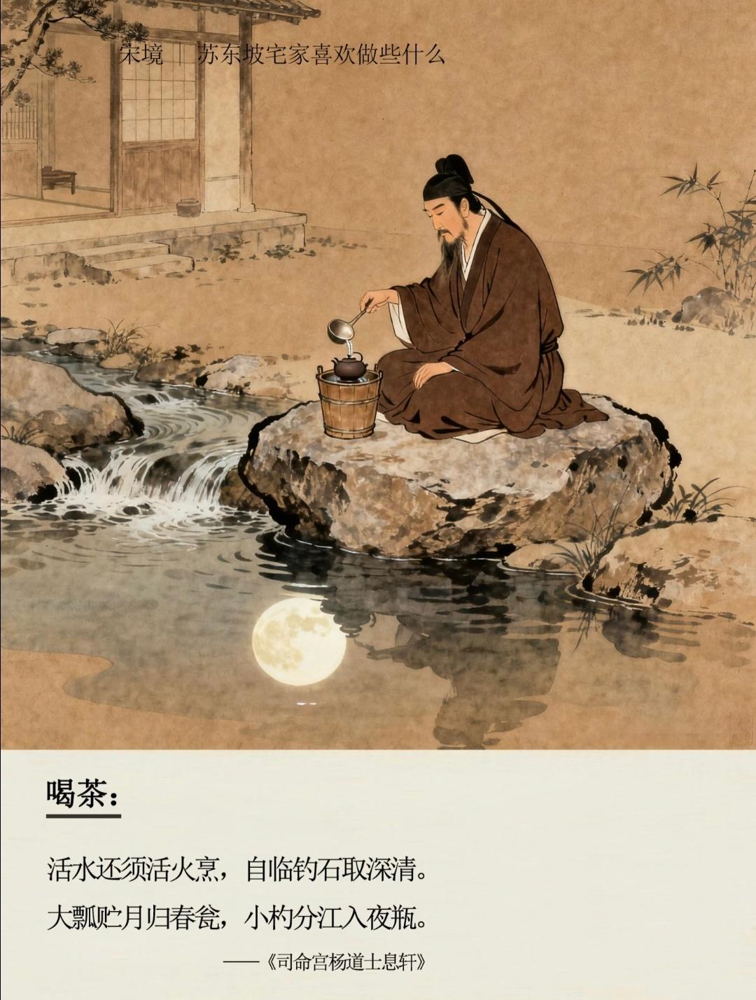 苏东坡平时宅在家里头干些啥？