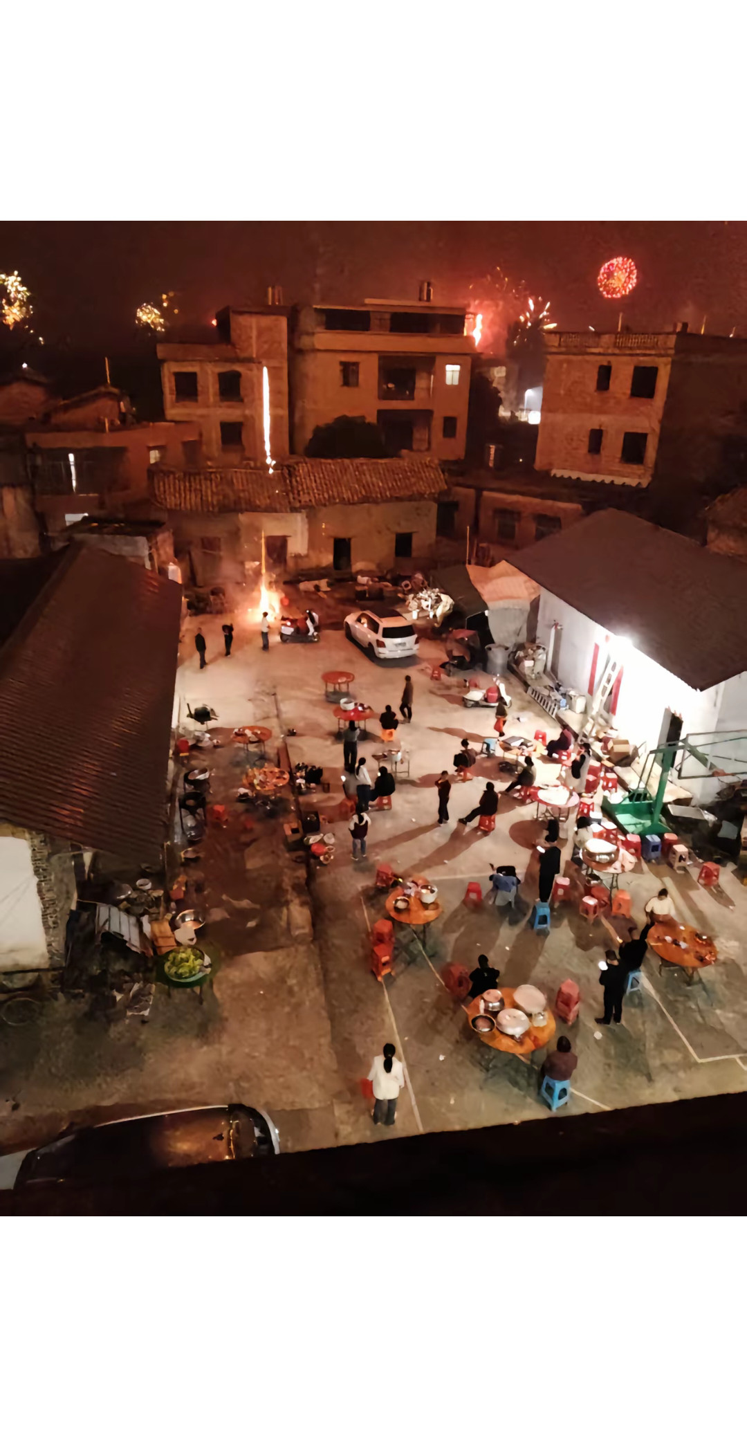 过年就像做梦一样，一下就过了。