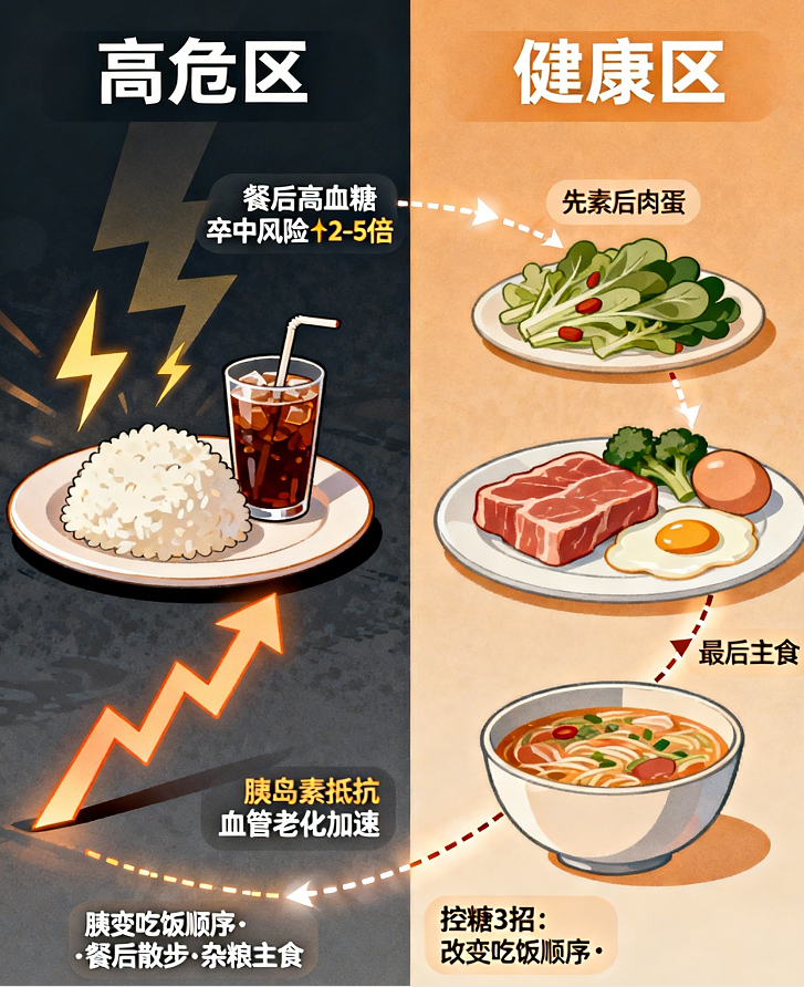 脑梗的源头被查出，肥肉没上榜，第1名大家可能每天都在吃你大概想不到，让血管慢