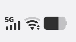 为啥很多手机都喜欢在信号条上面标注4G/5G。不觉得很挤吗…​​​