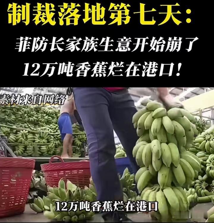 大快人心！制裁见效，菲防长家族香蕉生意崩了中方对菲防长特奥多罗及其家族的制裁