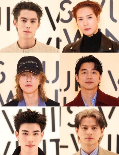 中日韩泰各国顶流男艺人同框