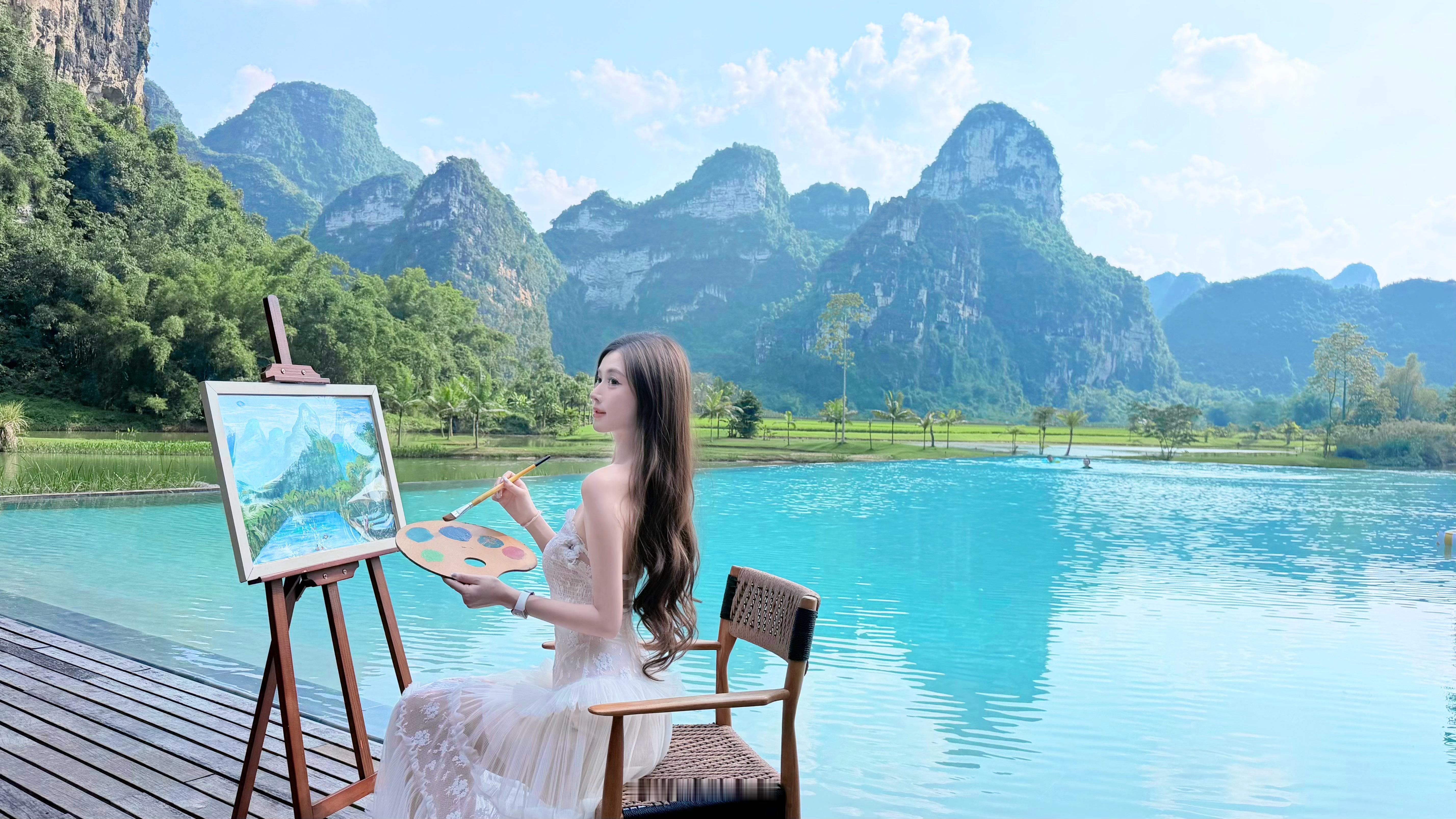在国庆的末期祝大家节日快乐呀去大自然吸氧🍃在山水之间祖国的大好河山🥰