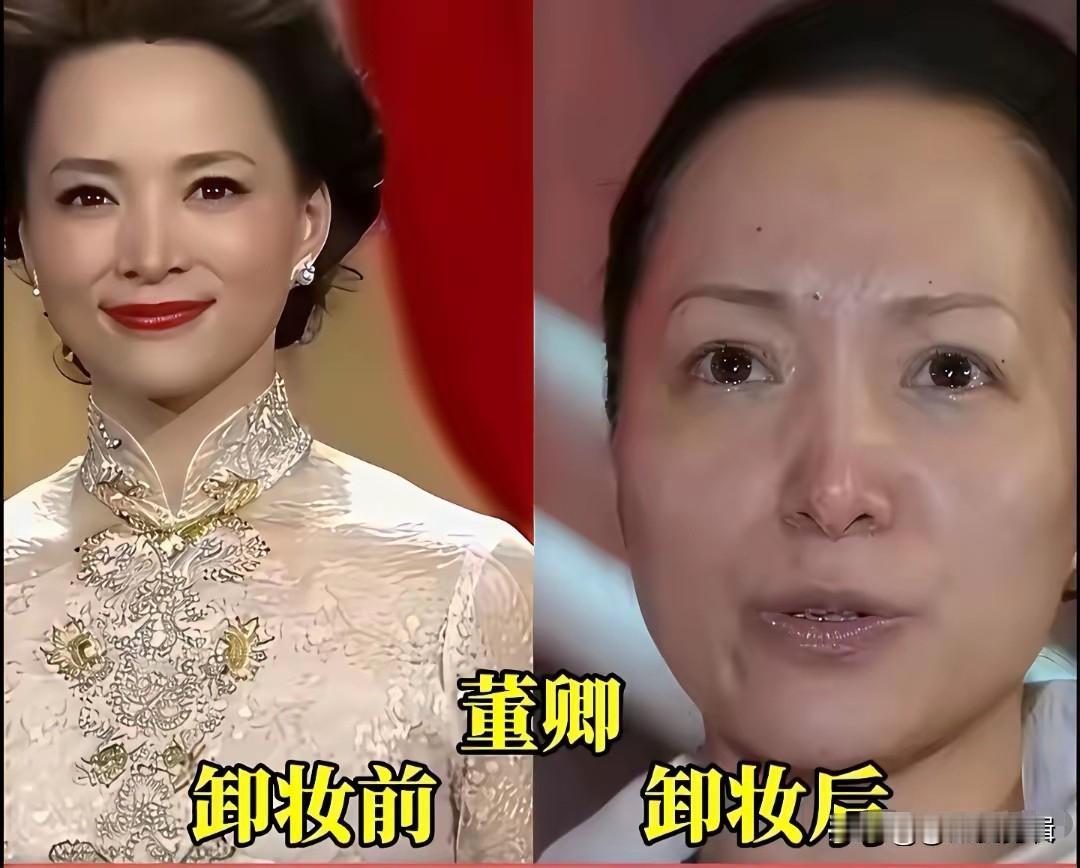 大家平时看电视，央视女主持人一个个端庄大气，妆容精致，往镜头前一站气场十足。卸掉