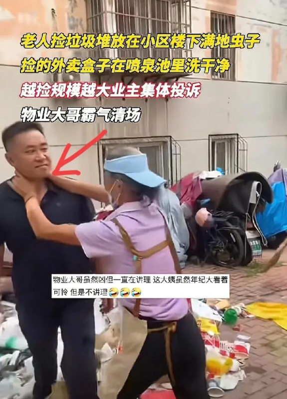 “往车上装！一个都不留！告诉你，就治你！”山东一老太太惹怒了全体业主，小区物业人
