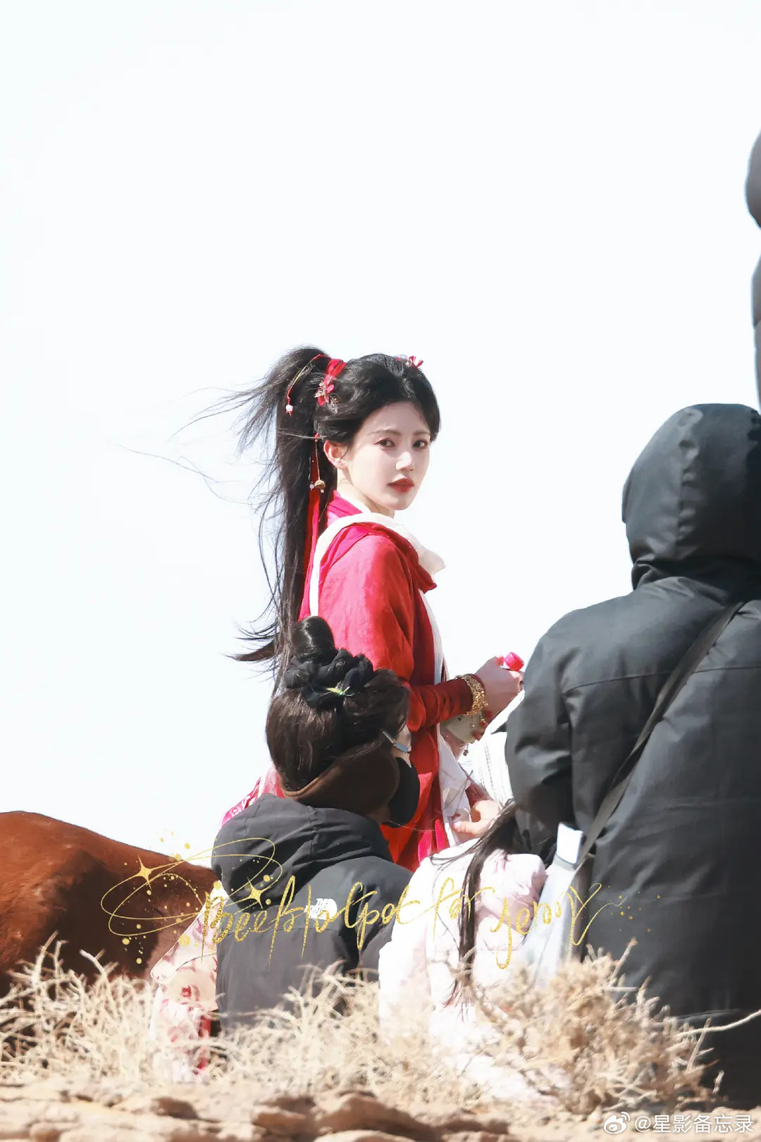 孙珍妮新路透怎么样双马尾改小了