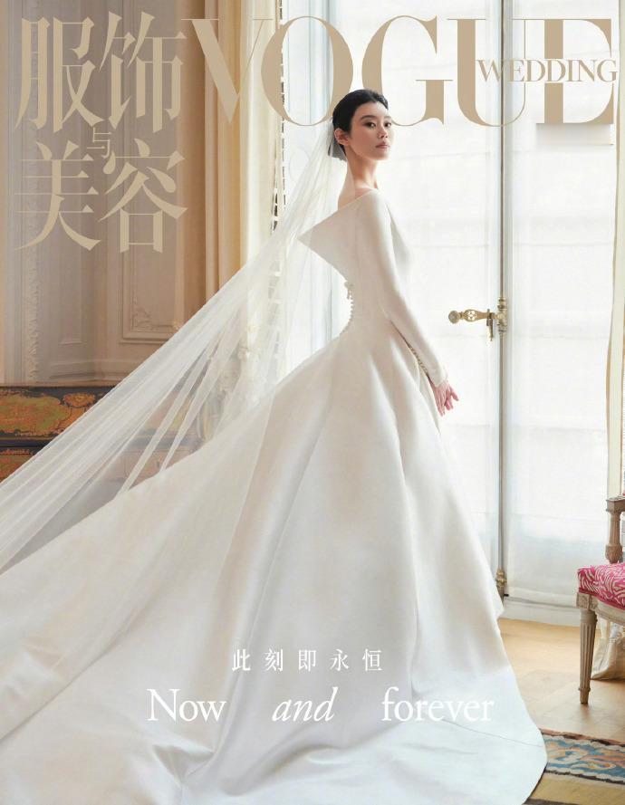 奚梦瑶婚礼造型回顾！不愧是豪门啊，就是大气！主婚纱来自于DiorbyJ