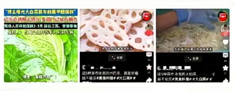 我二姨在菜市场卖了20年菜，她说大白菜泡甲醛不算什么，只是泡了根，还有几种蔬菜泡