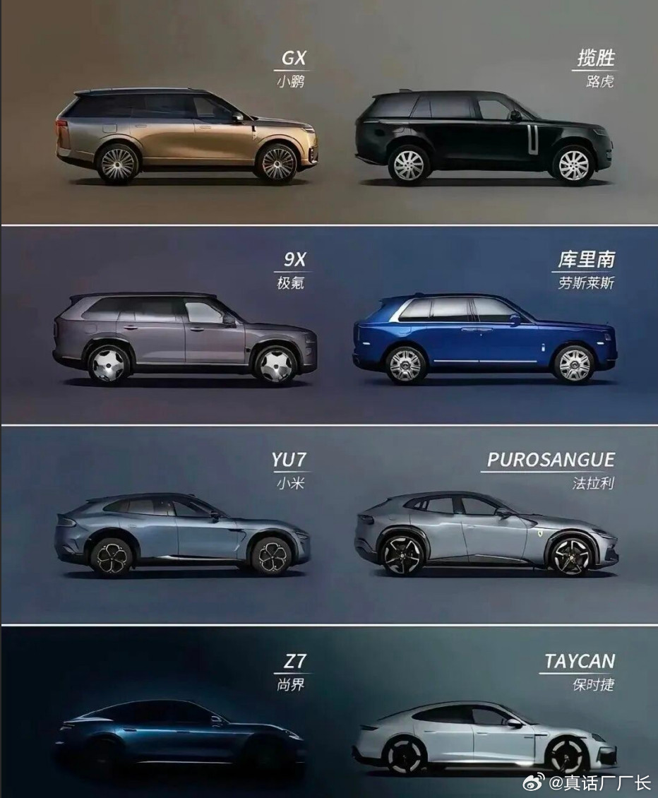 国产新贵纷纷对标的都是百万级豪车？这波“平替”有点猛