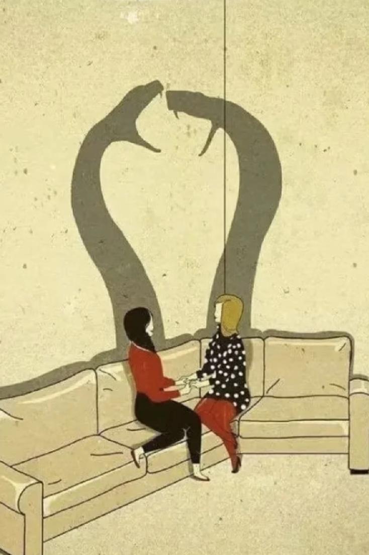 我有个邻居，前阵子跟我聊起她家里的事，说着说着眼圈就红了。她说她算是看明白了