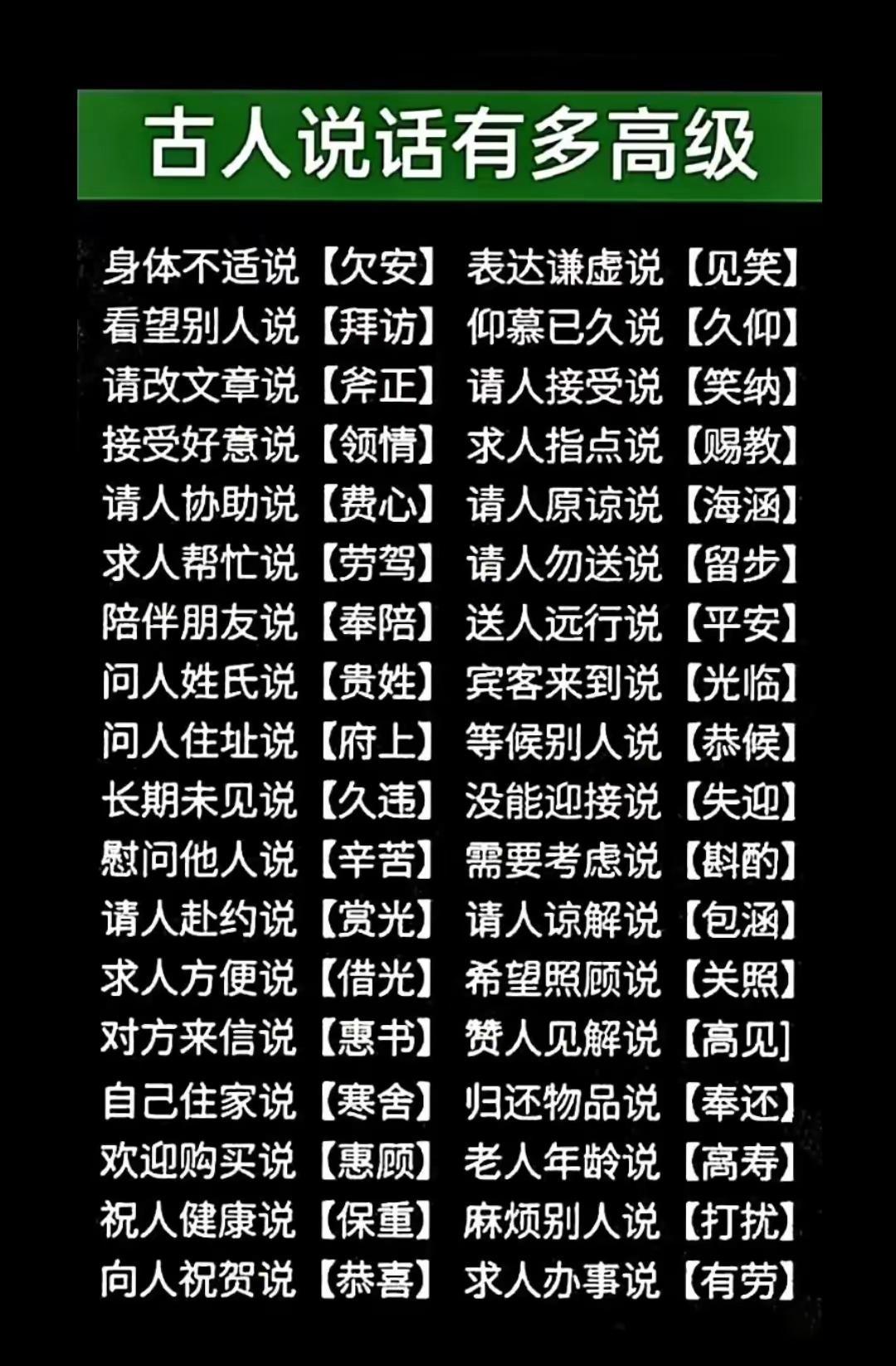 古人说话有多高级