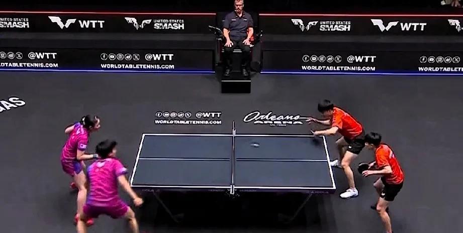 WTT美国大奖赛混双四强产生，呈现两大特点一、亚洲混双实力雄厚，从进入混双半决
