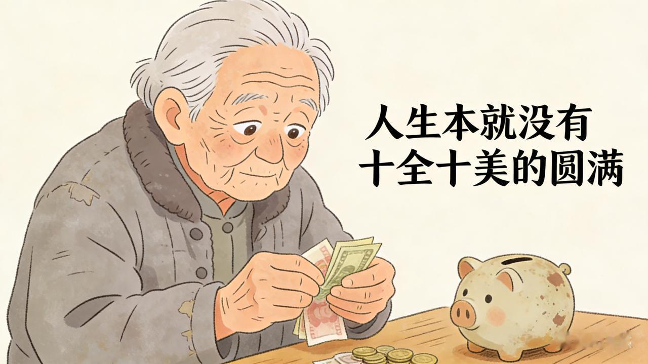 三毛曾说：“一辈子都在省着，攒着，不论多抠，钱还是没存够；一辈子都在