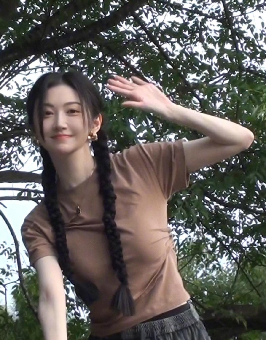 景甜不愧是大甜甜好清透的素颜​​​