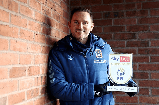 兰帕德: 希望考文垂球员努力, 若真的升超再告诉你我的感受