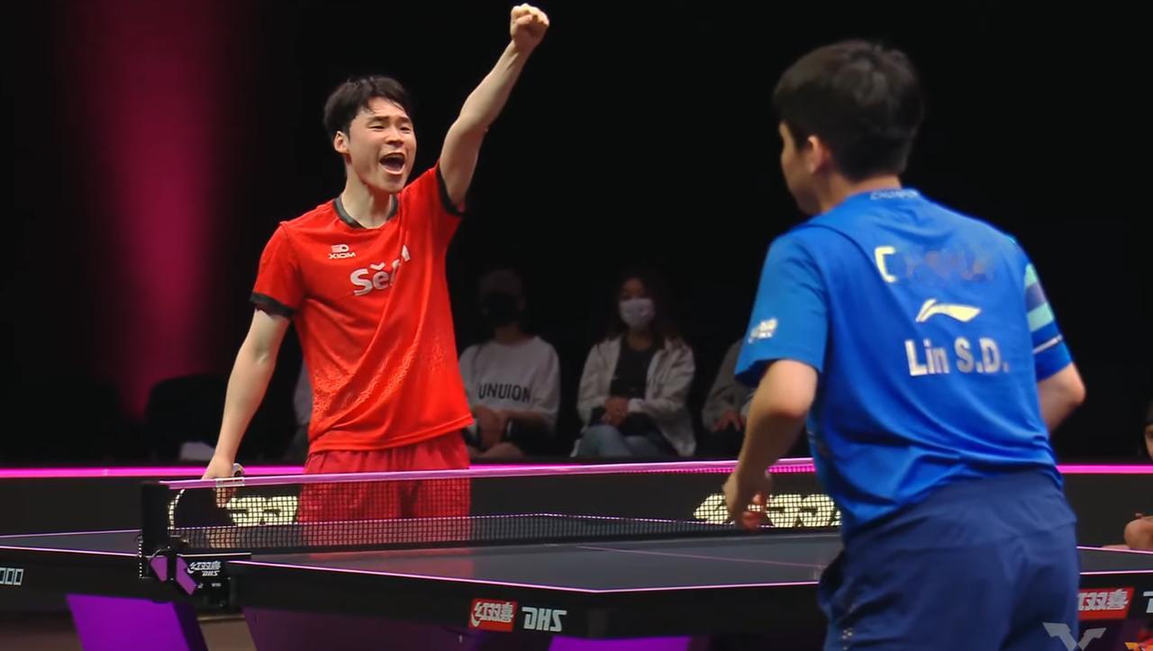 气死我了！张禹珍太嚣张了。比张本智和还嚣张。第6局，张禹珍10:1领先，