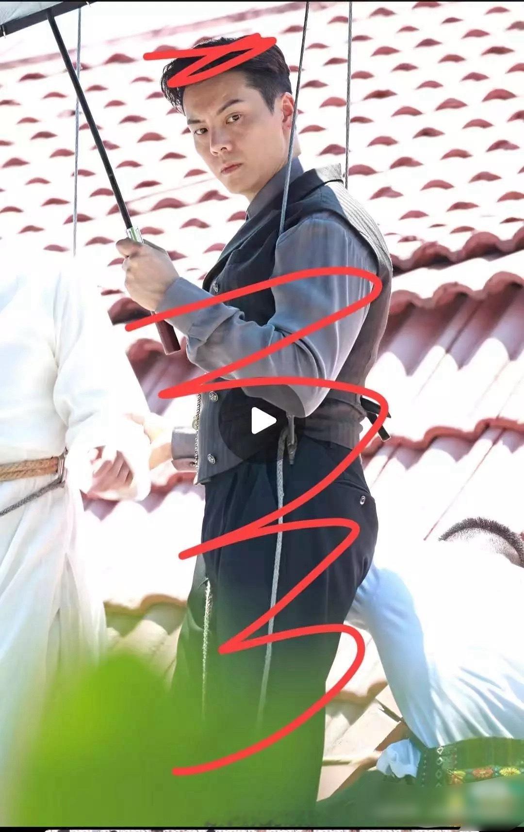 陈伟霆的新剧路透图，镜头也太残忍了吧？​​​