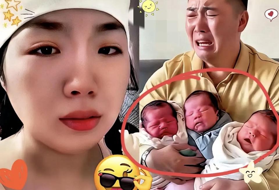 谁懂啊！头胎双胞胎儿子还没把全家忙醒，追生二胎直接喜提三胞胎男孩，这哪是“五子登