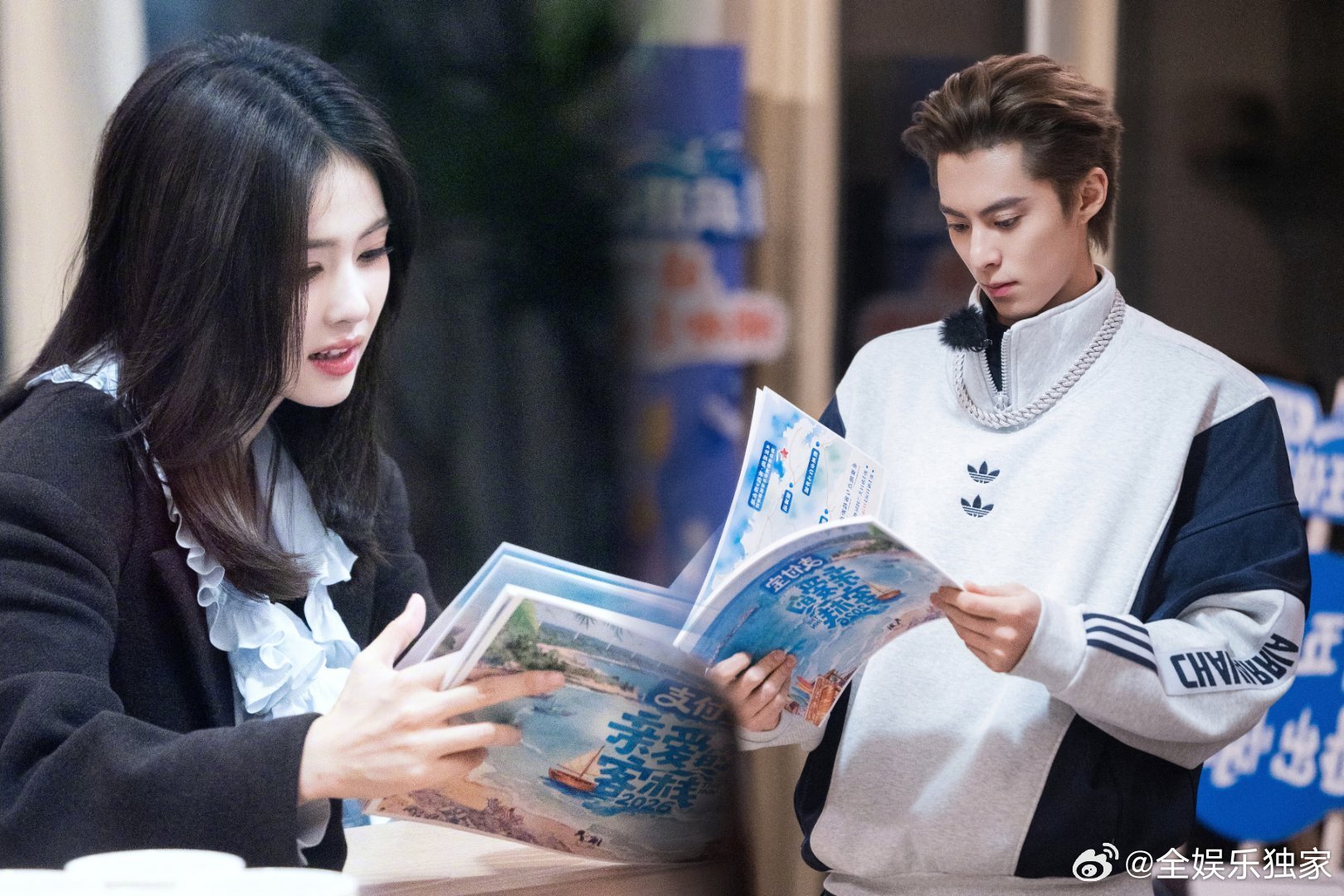 王鹤棣王鹤棣白鹿买菜婚后既视感亲爱的客栈不知道，鹤妍悦色很曼妙～这句话我能循环一