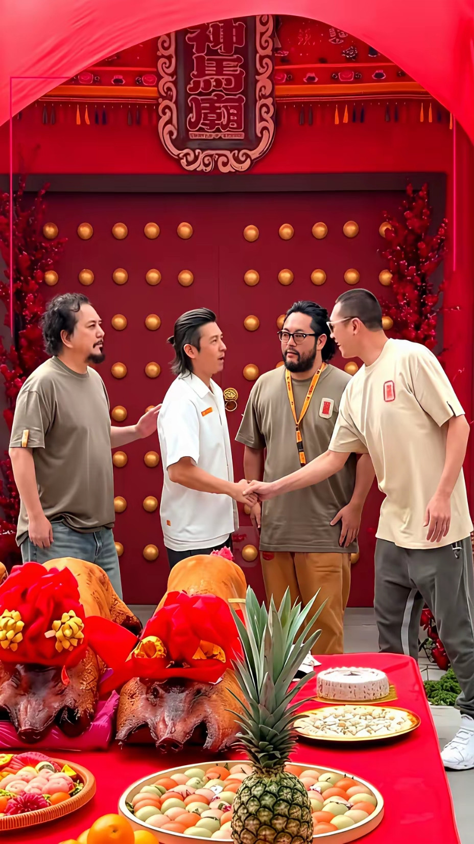当年把话放得山响、“老子不玩了、无限期退圈”的陈冠希，你猜咋的？最近跟干爹黄秋生一块儿，猫在马来西亚
