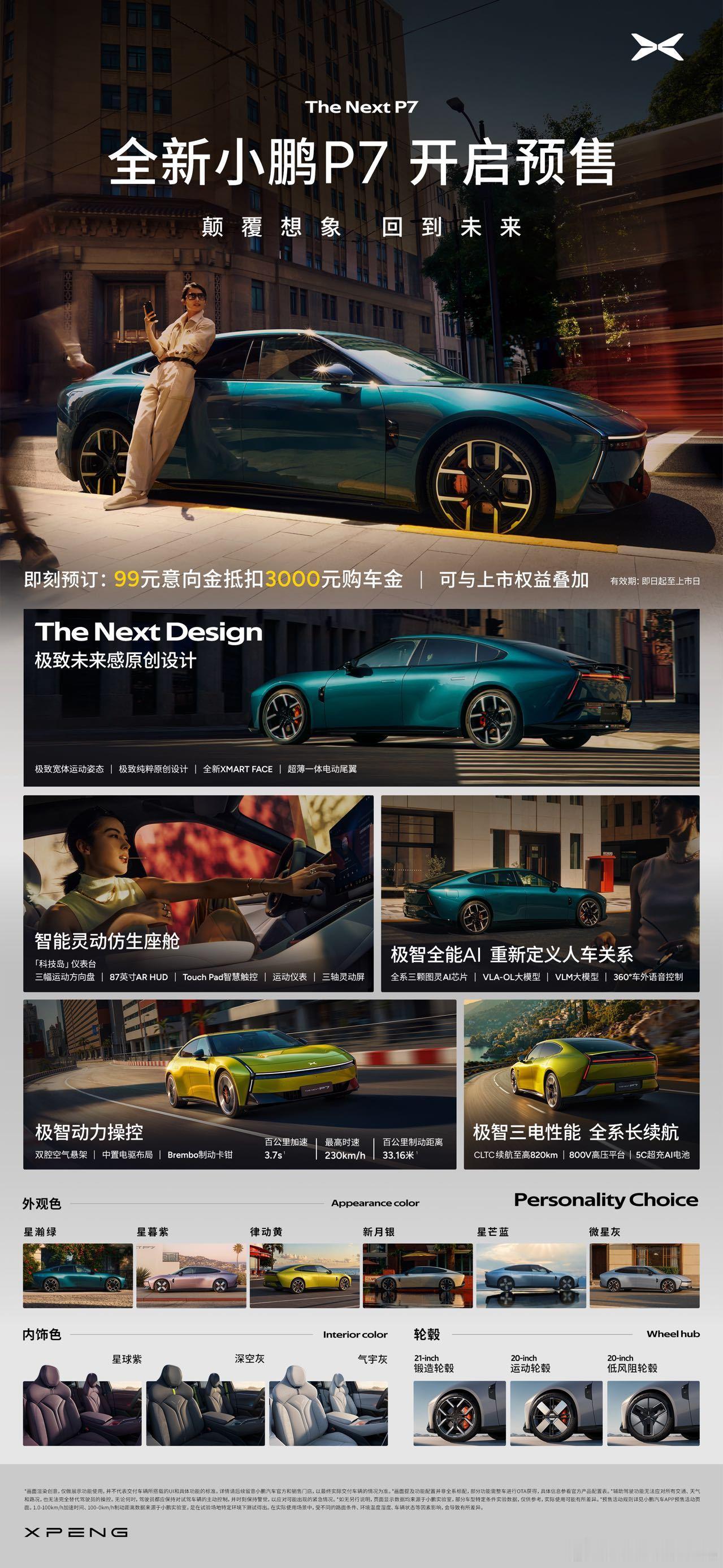 全新小鹏P7太高级了确实有点心动，标续就702现款p7i据说702续航有人能实际
