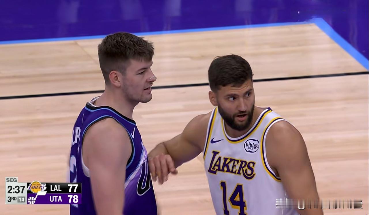 湖人大将克勒贝尔真是不负众望！今天湖人在客场以108：106力克爵士，喜迎三连胜