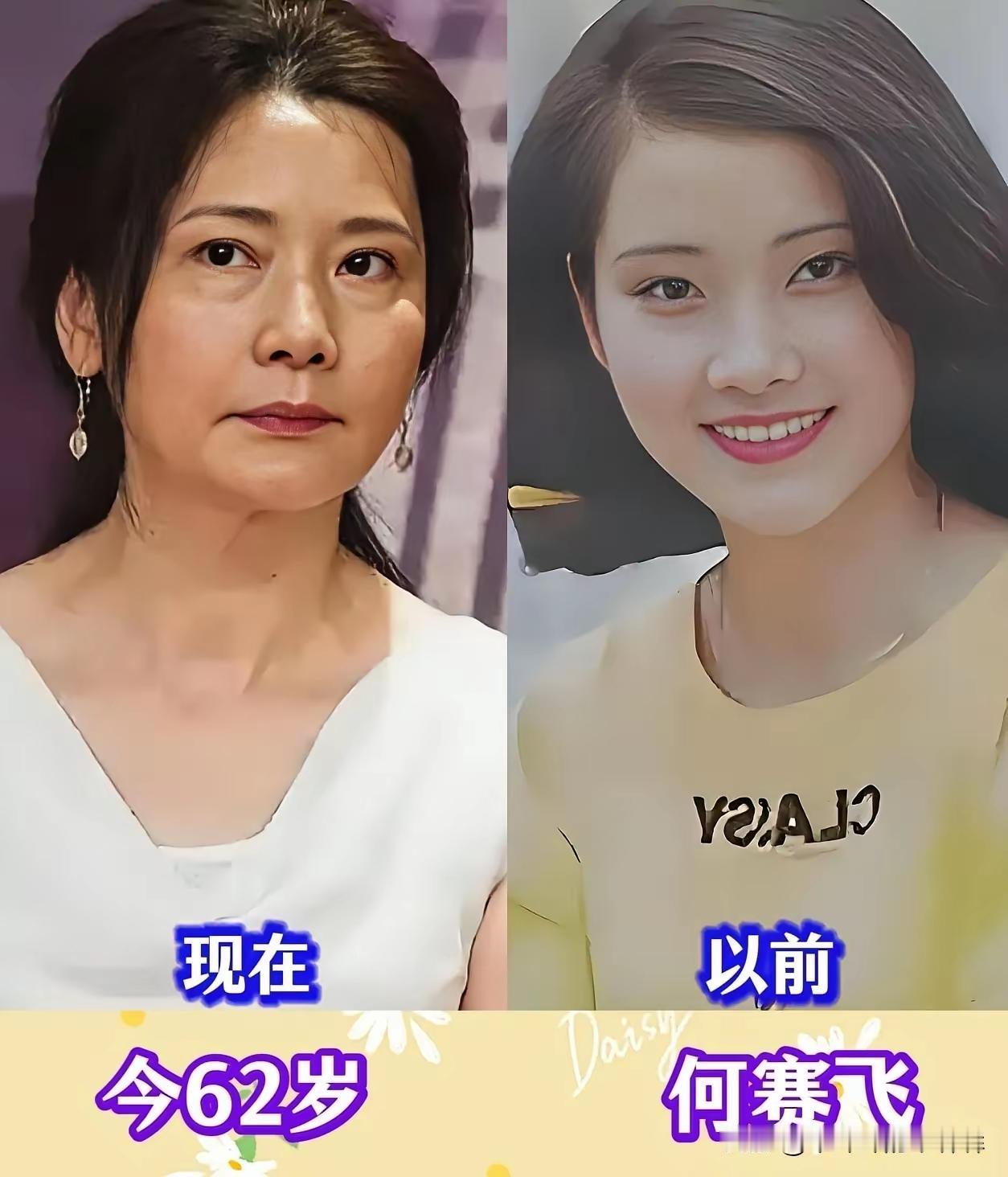 岁月从不败美人啊，何赛飞，年轻时候这颜值我觉得完全可以和刘亦菲媲美，真的是太好看