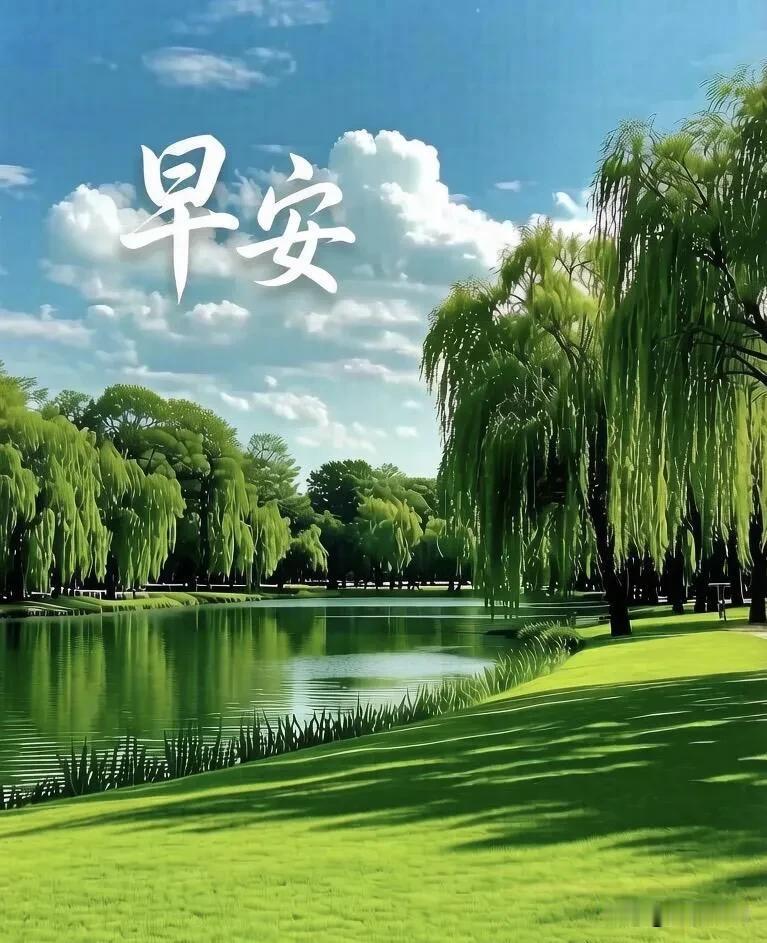 早安，新的一天，愿阳光铺满你的前路，万事顺心。