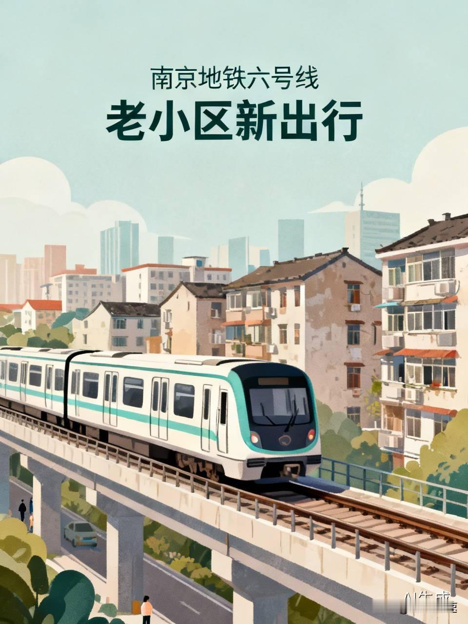 上周坐新开通的南京地铁六号线，一开门我都愣了，一节车厢里能挤着七八个拎着菜袋子、