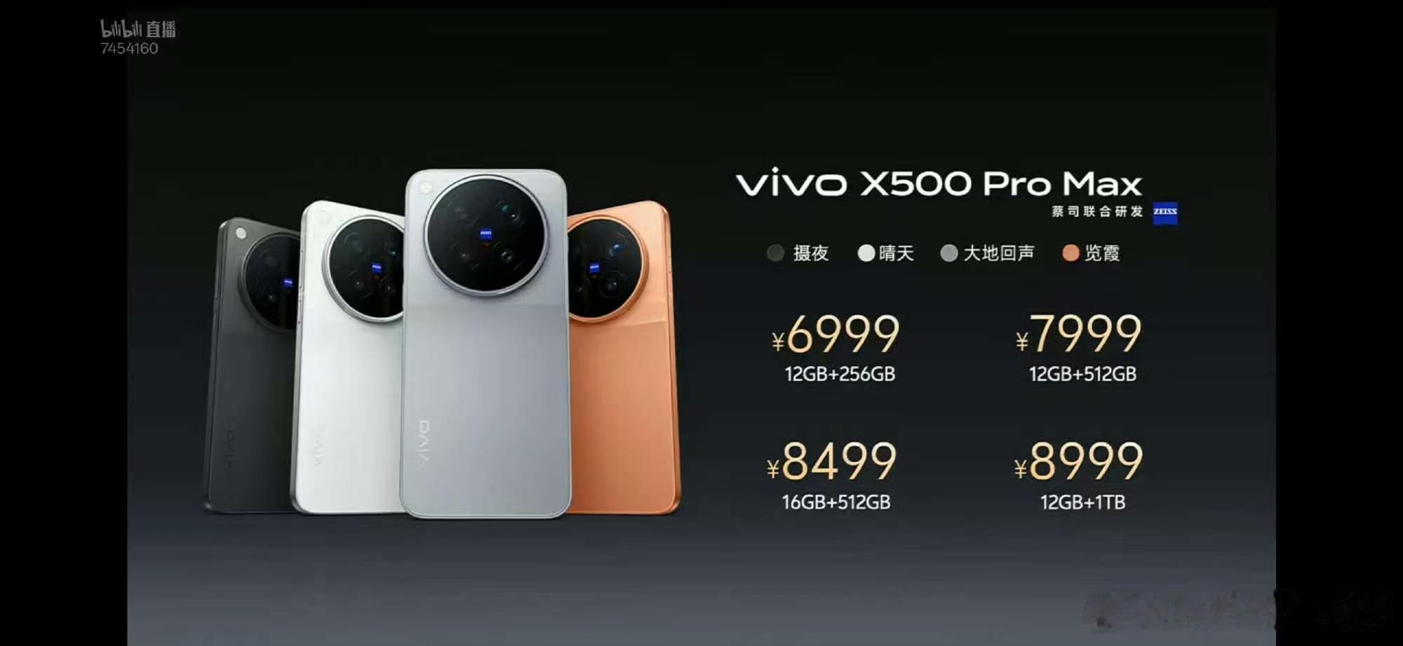 VIVOX500系列价格公布X500ProMax12+256GB6999