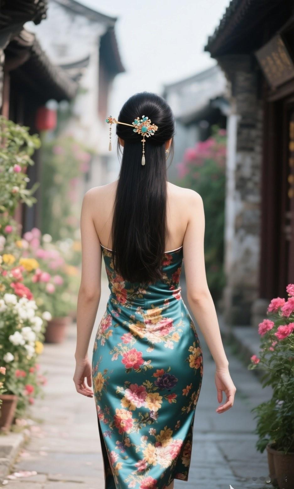 穿旗袍必须要搭配高跟鞋吗