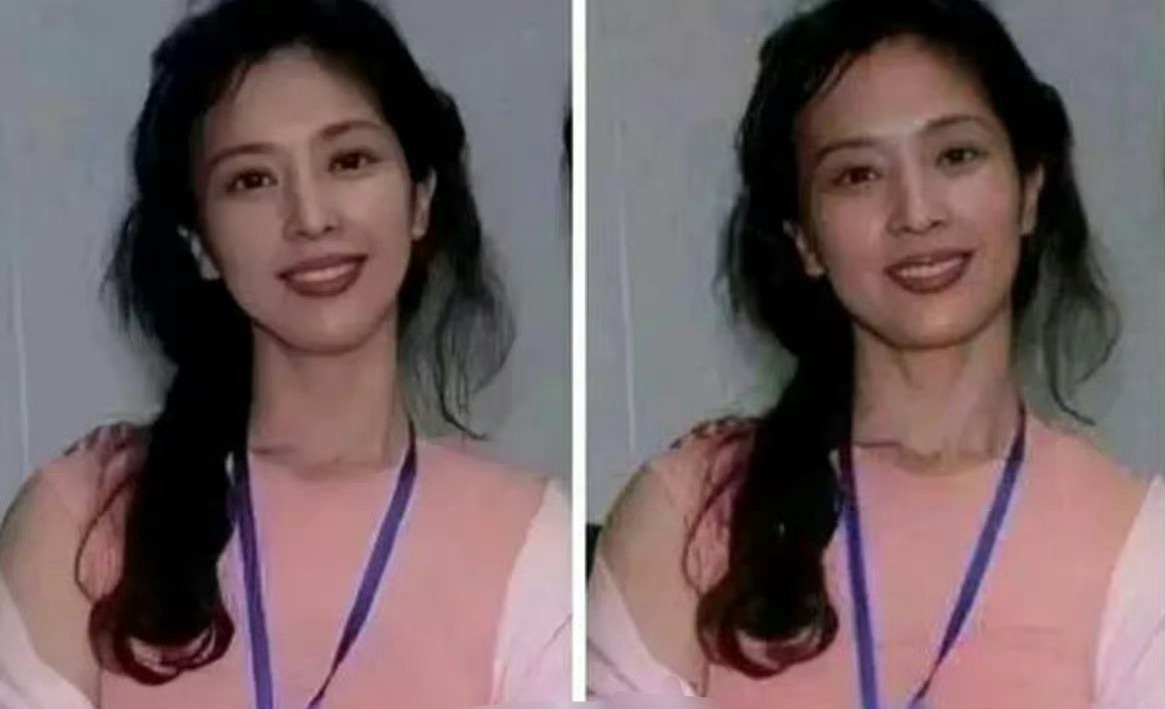 第一次知道刘亦菲妈妈这张照片是p过的，其实P前就挺美了😘​​​