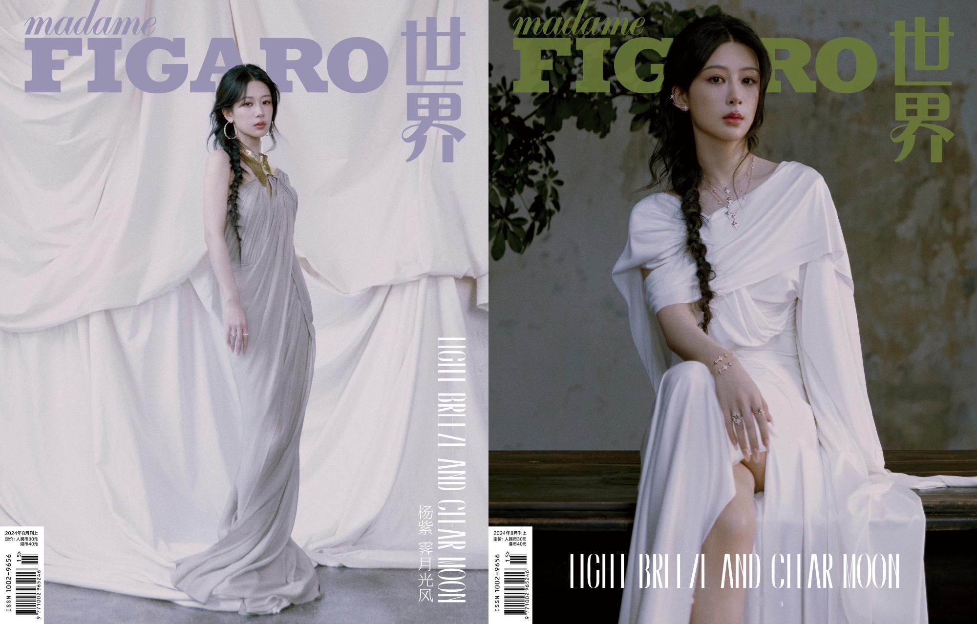 杨紫的时尚杂志封面。。。。费加罗是里面最适合她的​​​