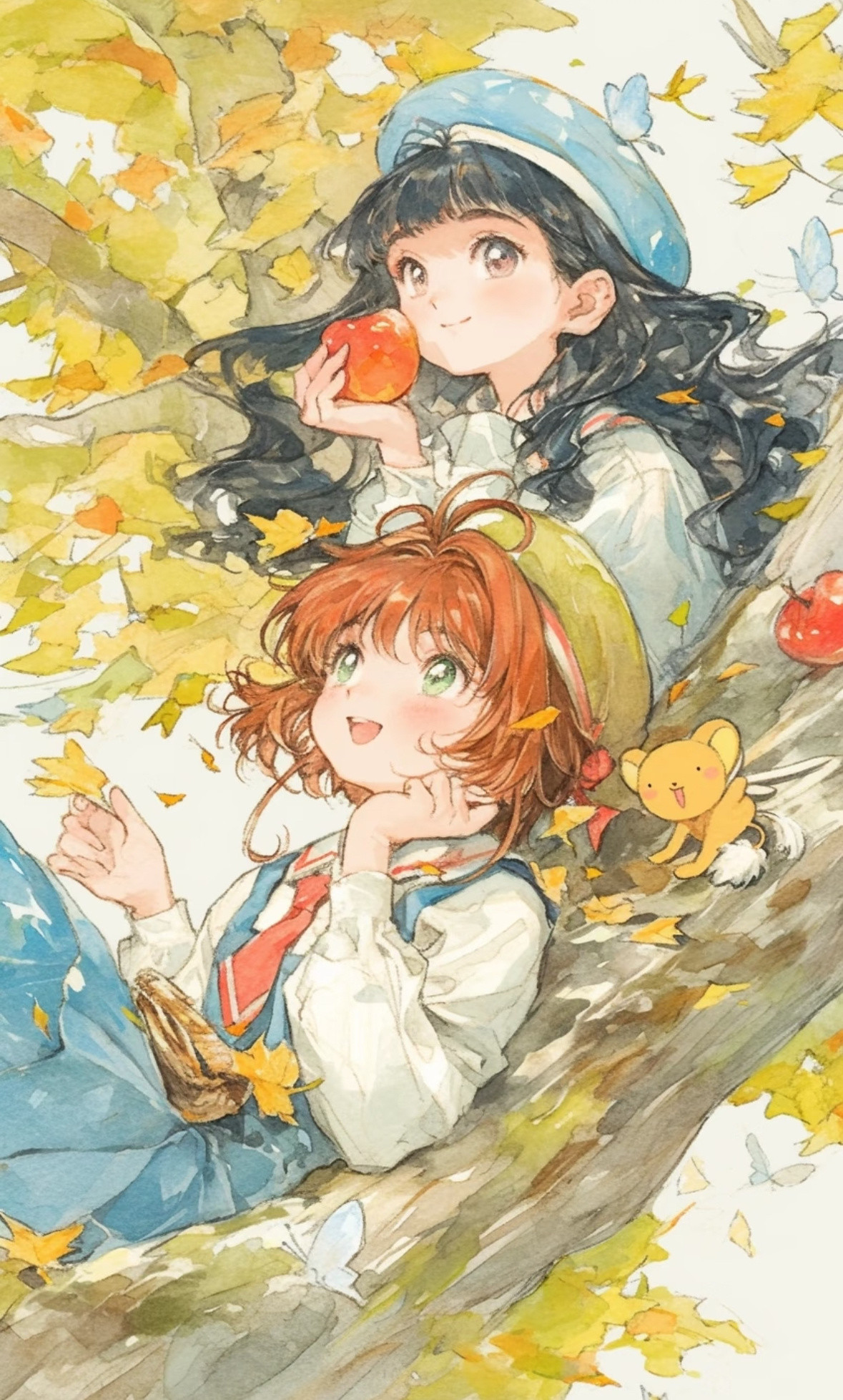 魔卡少女樱🌸落叶知秋🌸是最好的闺蜜呀！日本动漫魔卡少女樱​​​