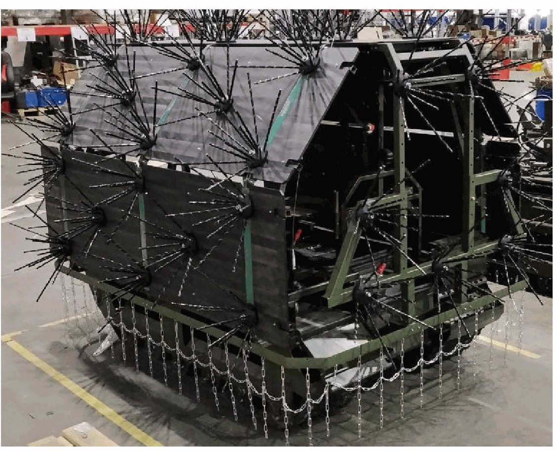 俄罗斯为“信使”地面机器人技术综合体（CourierNRTK）申请尖刺式无人机