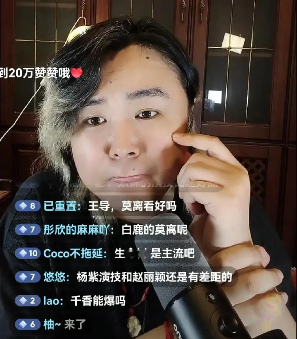 一个导演说：“杨紫和赵丽颖的差距还是挺大的”。有人在直播间问一个导演，杨紫如今在