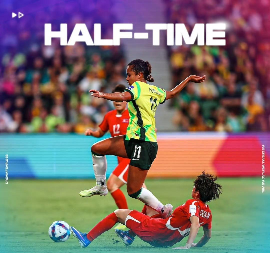 致敬朝鲜女足！悲情英雄，虽败犹荣！亚洲杯半决赛对阵东道主澳大利亚，在第9分钟
