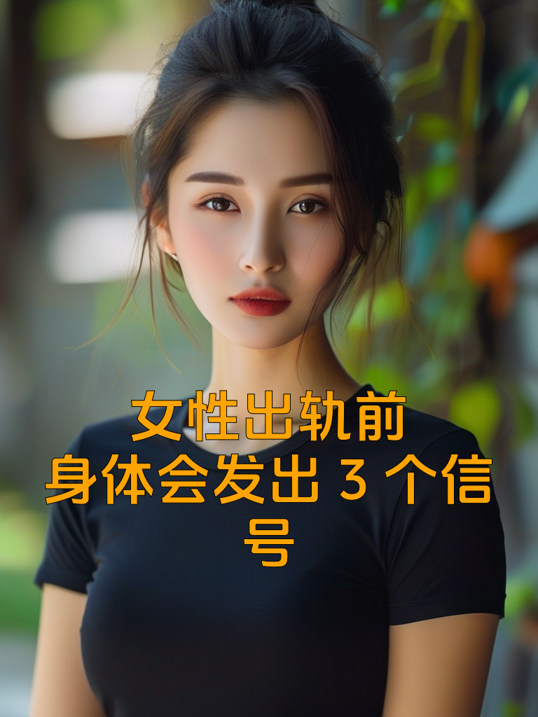 女性出轨前，身体会发出3个信号