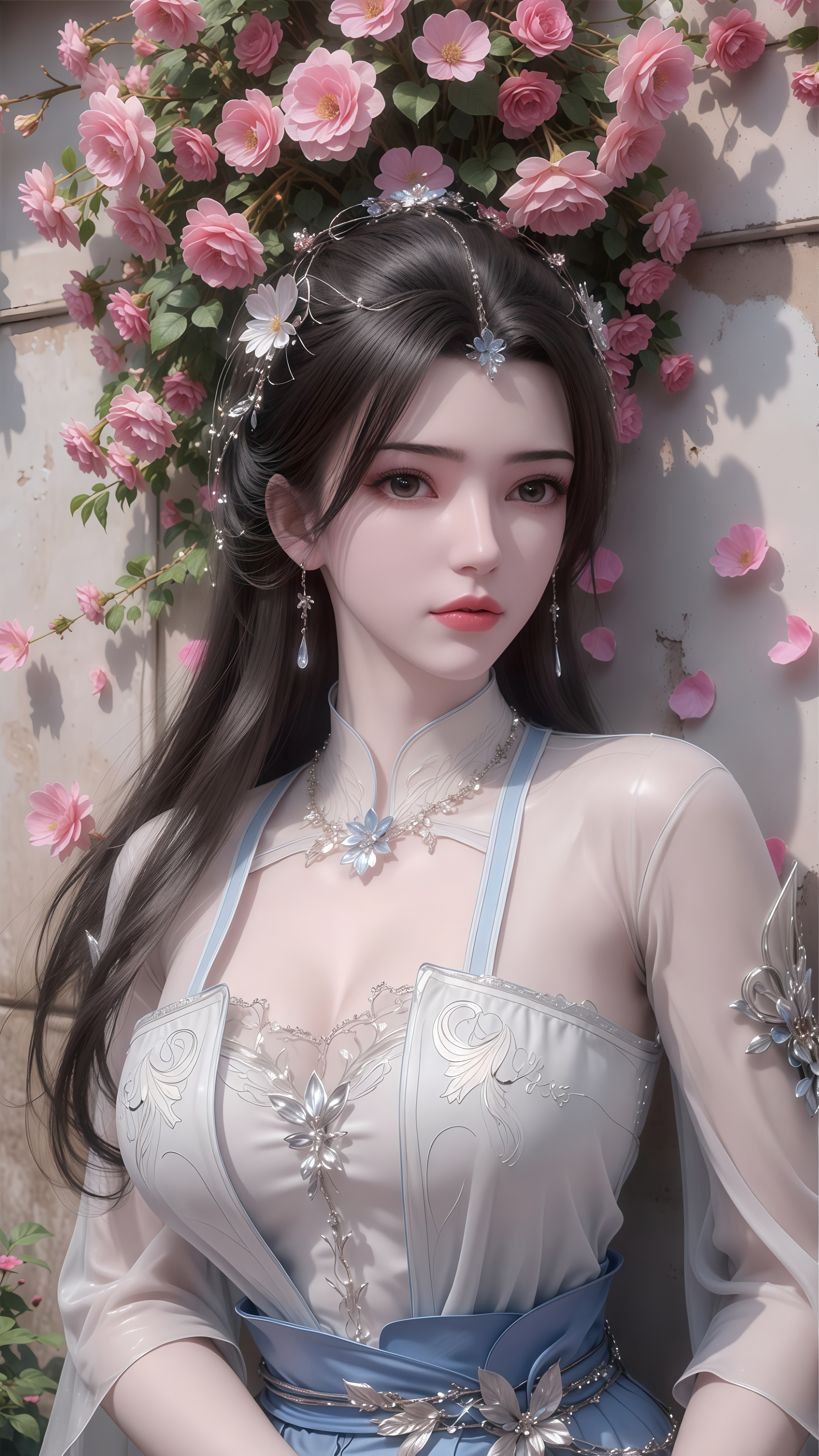 国漫《仙逆》李慕婉手机壁纸：神临之战，拨云见日！