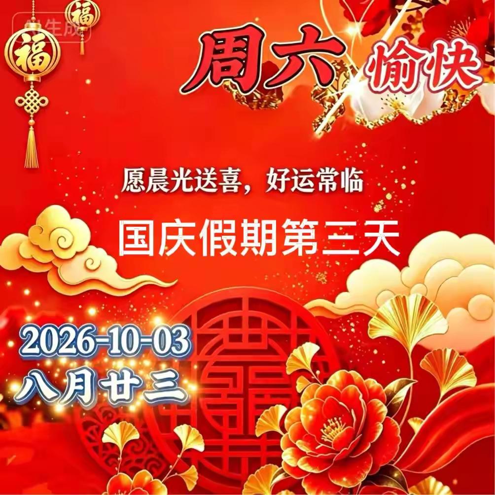周末的清晨，不用匆匆赶路，慢慢感受生活。放下上周的疲惫，好好歇一歇。不必追逐