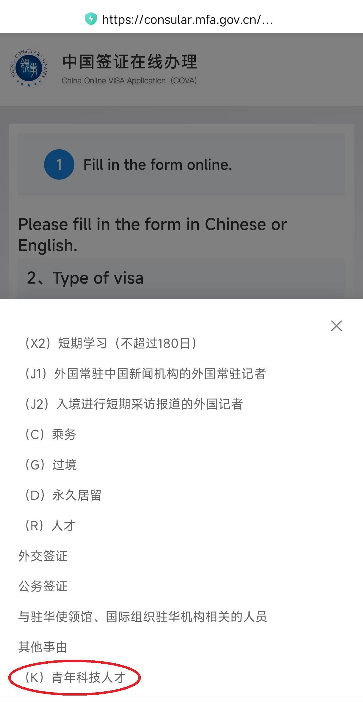 K签证系统已上线，可以在线申请了！我国新推出的K签证，原计划是在今天，即10月