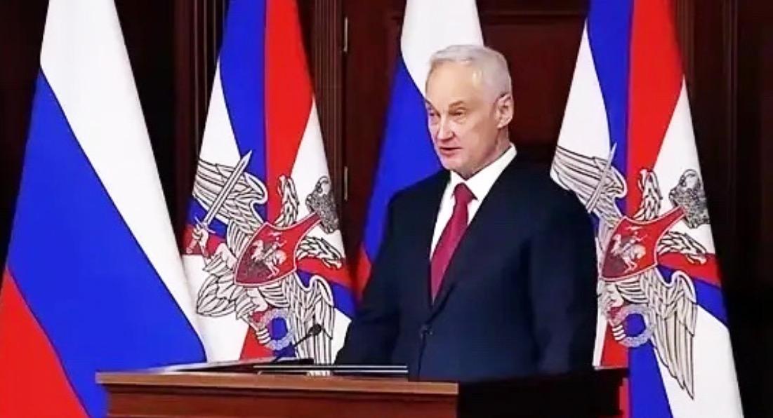 太强硬了！俄罗斯国防部长别洛乌索夫近日公开表示，俄罗斯的军队是现如今全世界最有战