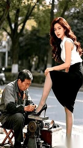 那个姑娘，一看就是写字楼里出来的，急得在原地直转圈。手机屏幕亮了又灭，灭了又亮