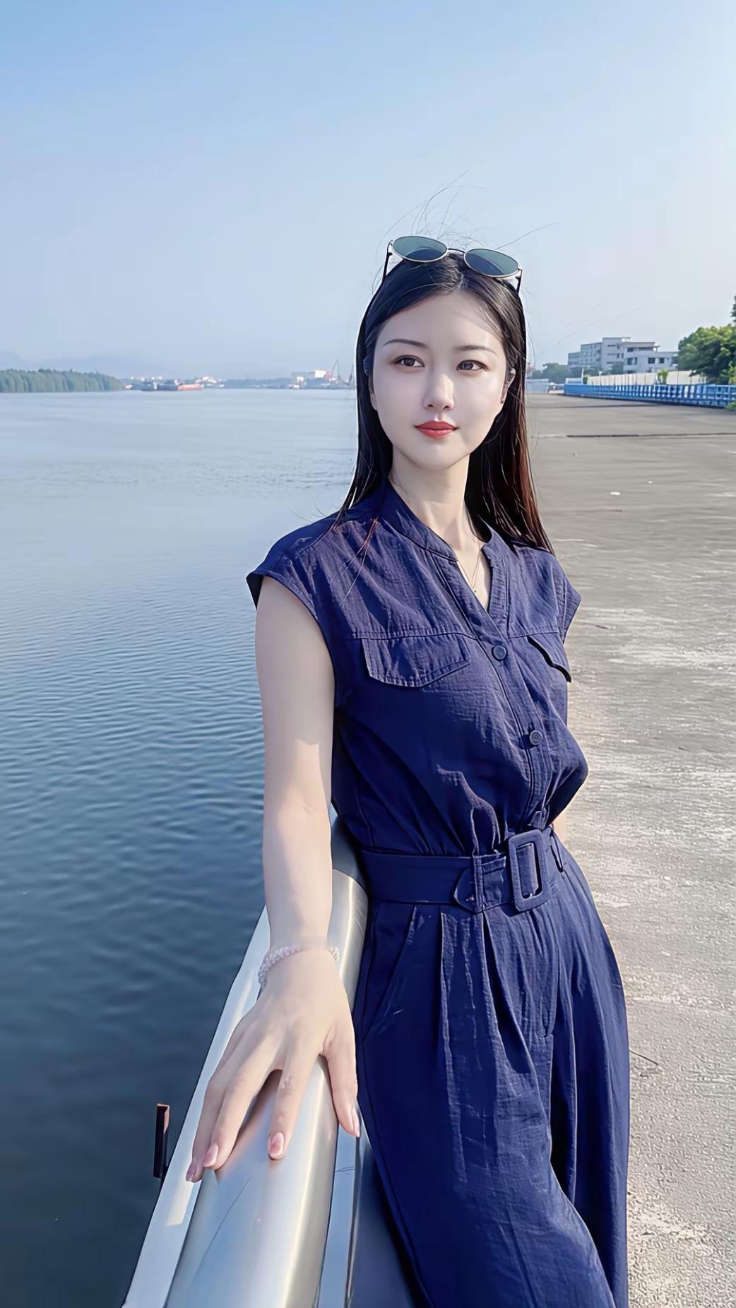 海边漫步，阳光正好，微风拂面，享受美好时光。🌊👗🌞