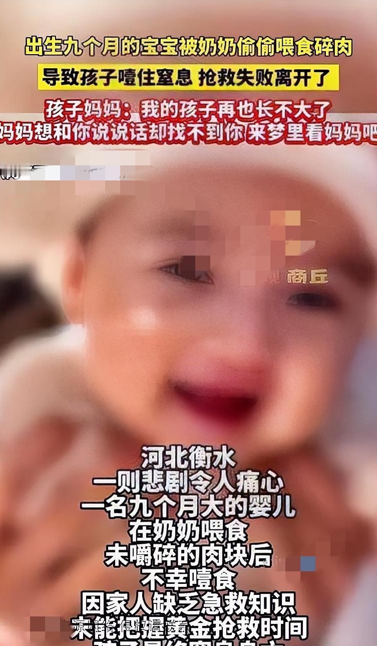 真的被河北衡水这事儿整得心里堵得慌！九个月大的宝宝多招人疼啊，软乎乎的小手刚会抓