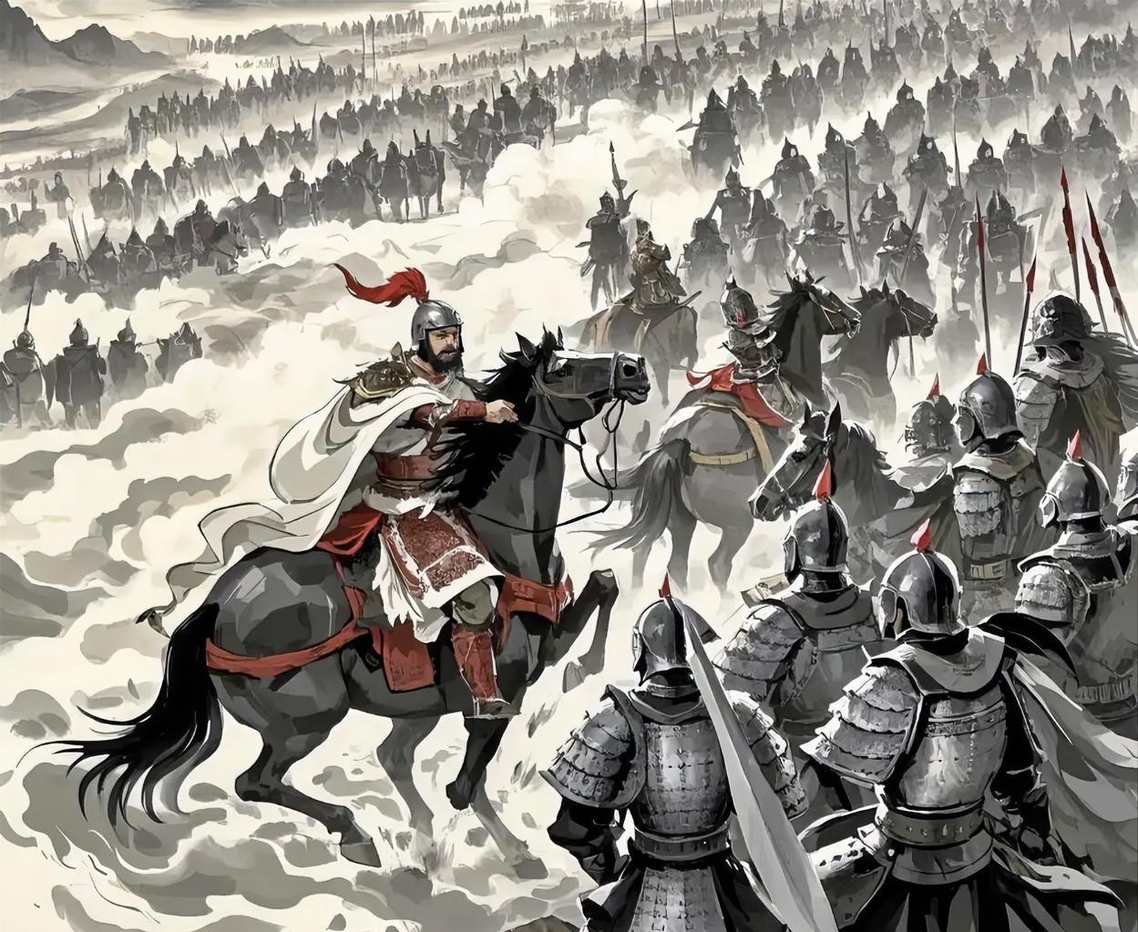 黄巢和葛从周在进京赶考的路上被一伙儿强盗打劫，那匪首不敌葛从周回山请援兵，不一会