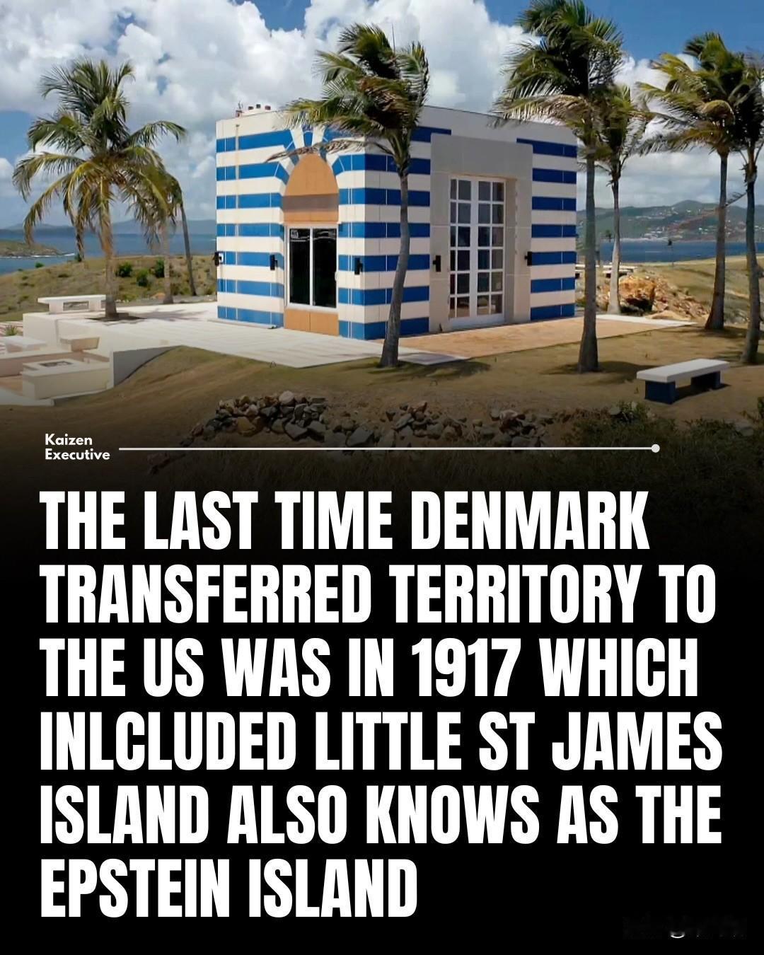 1917年，美国以2500万美元的金币从丹麦手中购入了丹麦西印度群岛。这次交易